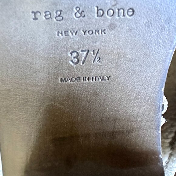 Rag & Bone Taupe Suede Shoes - Picture 9 of 12